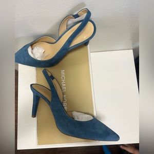 Michael Kors Lucille flex sling suede